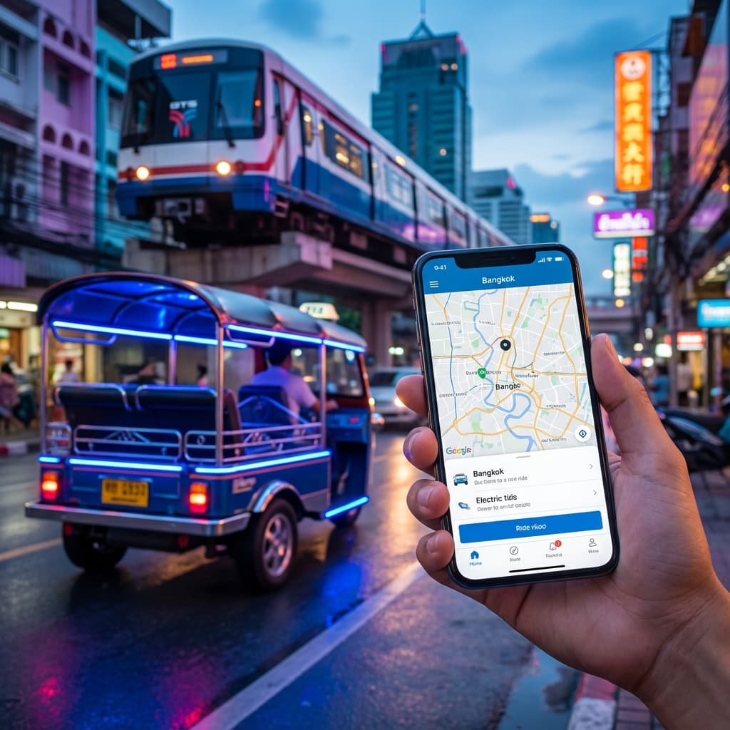 【2026年版】バンコク移動手段完全攻略!Grab, Bolt, MuvMiを使いこなせ